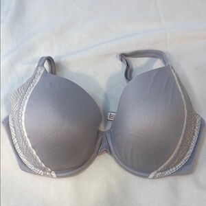 VS Body by Victoria, lined perfect coverage, periwinkle blue & lace, Size 34DD